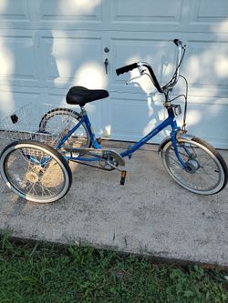 Foldable 3 wheel bicycle