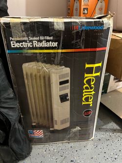 Electric radiator heater