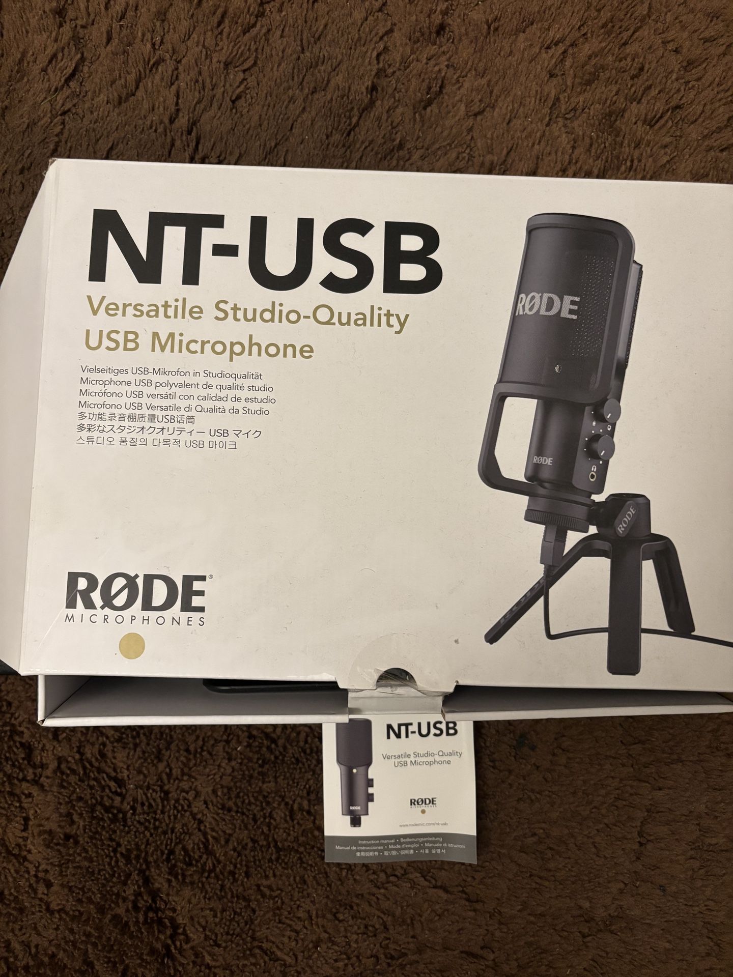Versatile Studio Quality USB Rode Microphone Used