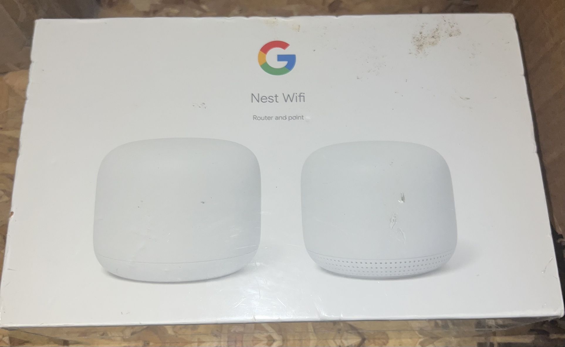 Google Nest Wifi Router + Point Mesh System AC2200 (H2D H2E) Brand New Sealed!