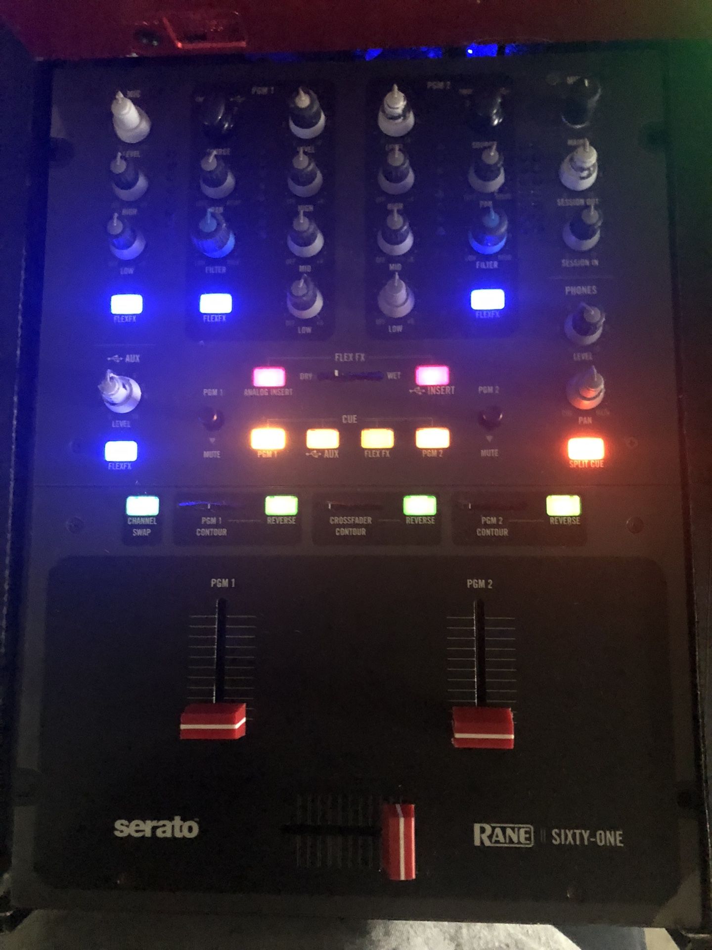 Rane Sixty-One (61) 2 Channel DJ mixer. (Works W/ Serato DJ Pro)