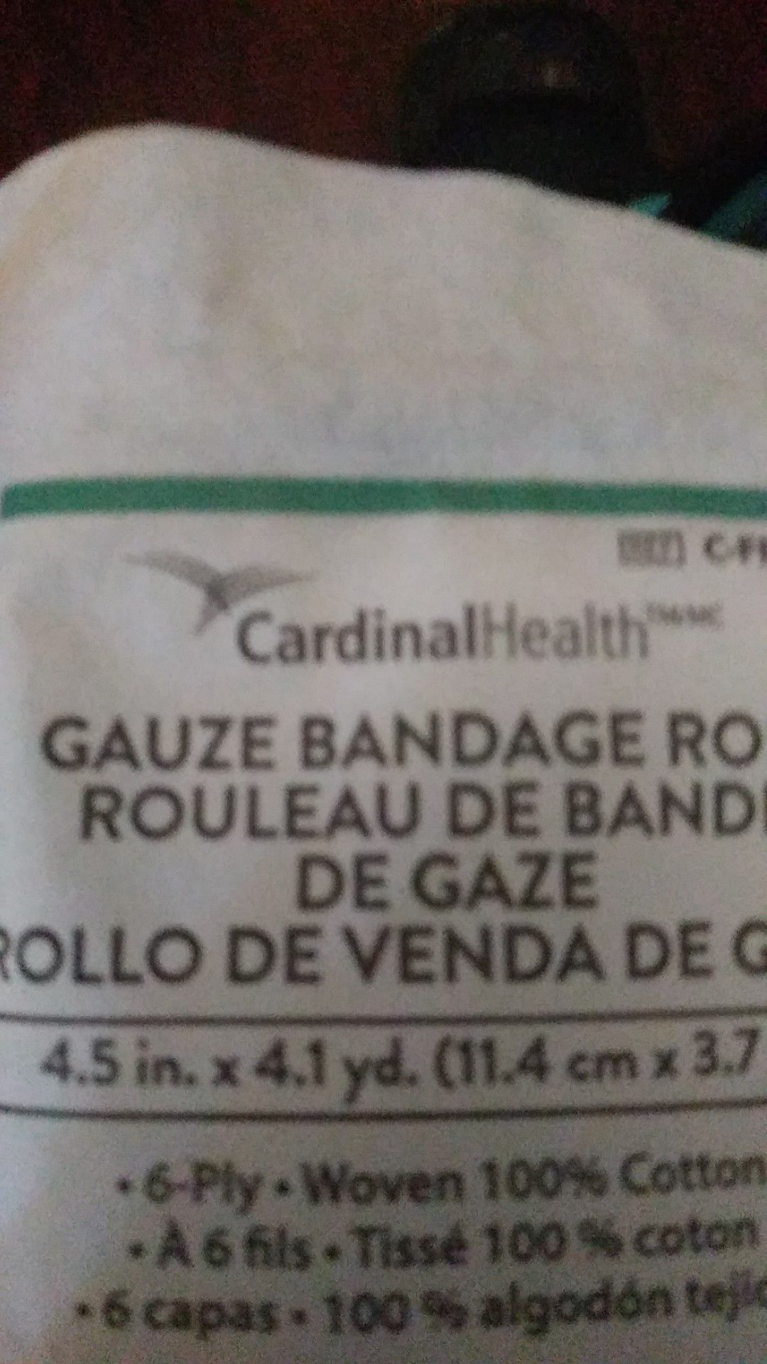 Cardinal health gauze bandage roll