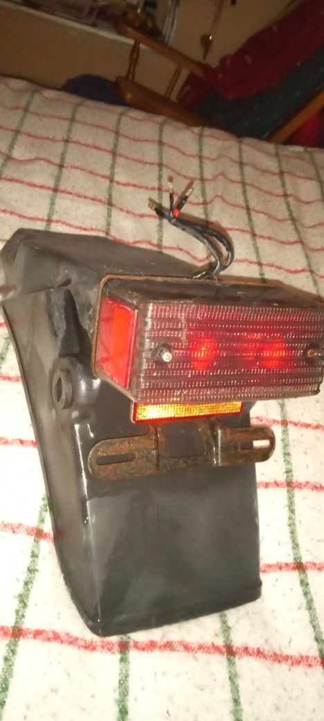 Tail Light For Motorcycle & Fender