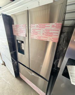 New Samsung French door in stainless