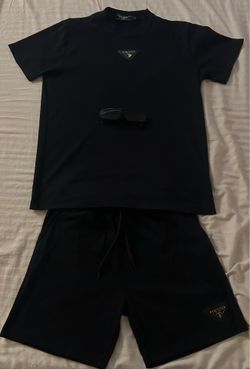 Prada T-Shirt, Shorts, and Sunglasses Set