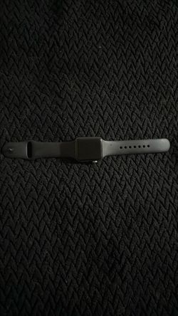 Apple Watch with Black Sport Band