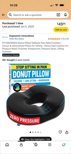 Donut Pillow