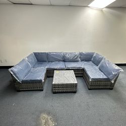 7pc Outdoor Patio Furniture Set 