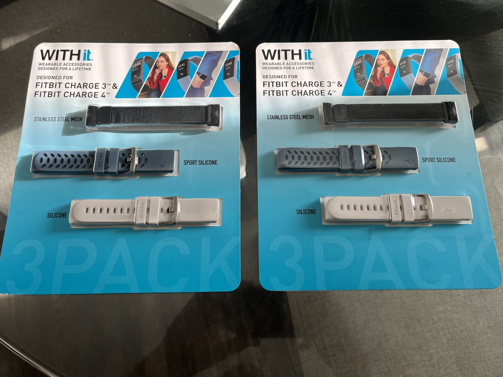 FitBit Charge 3 & 4 Replacement Bands (2)