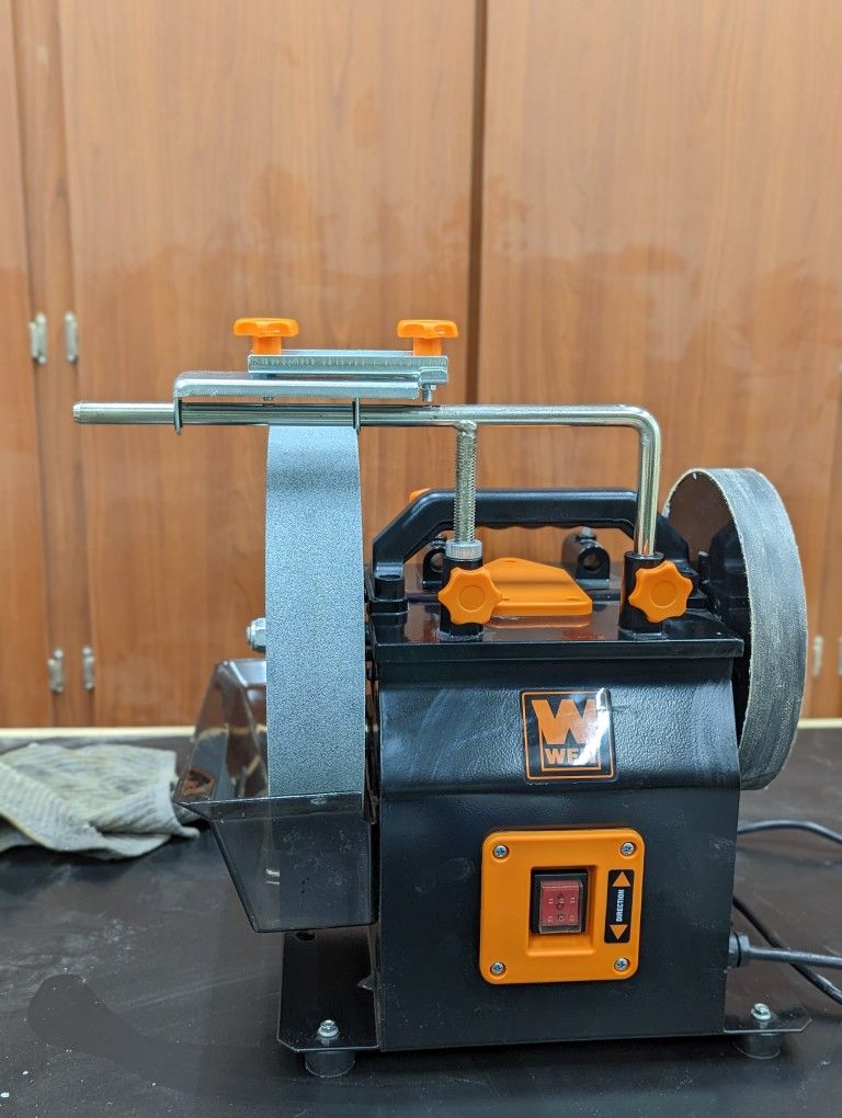 WEN wet/Dry Sharpening System W/ Tormek Stone Grader And Angle Guide