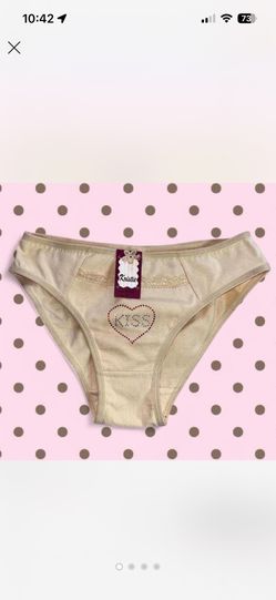 Y2K kiss bedazzled underwear 💋