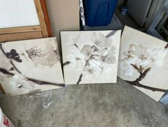 3 - Piece Biege Canvas