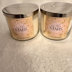 Bath And Bodyworks In The Stars 3 Wick Candle