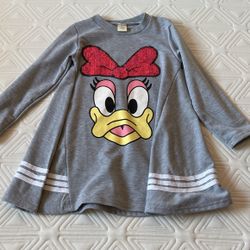 Daisy Duck dress Or tunic Size 4-5