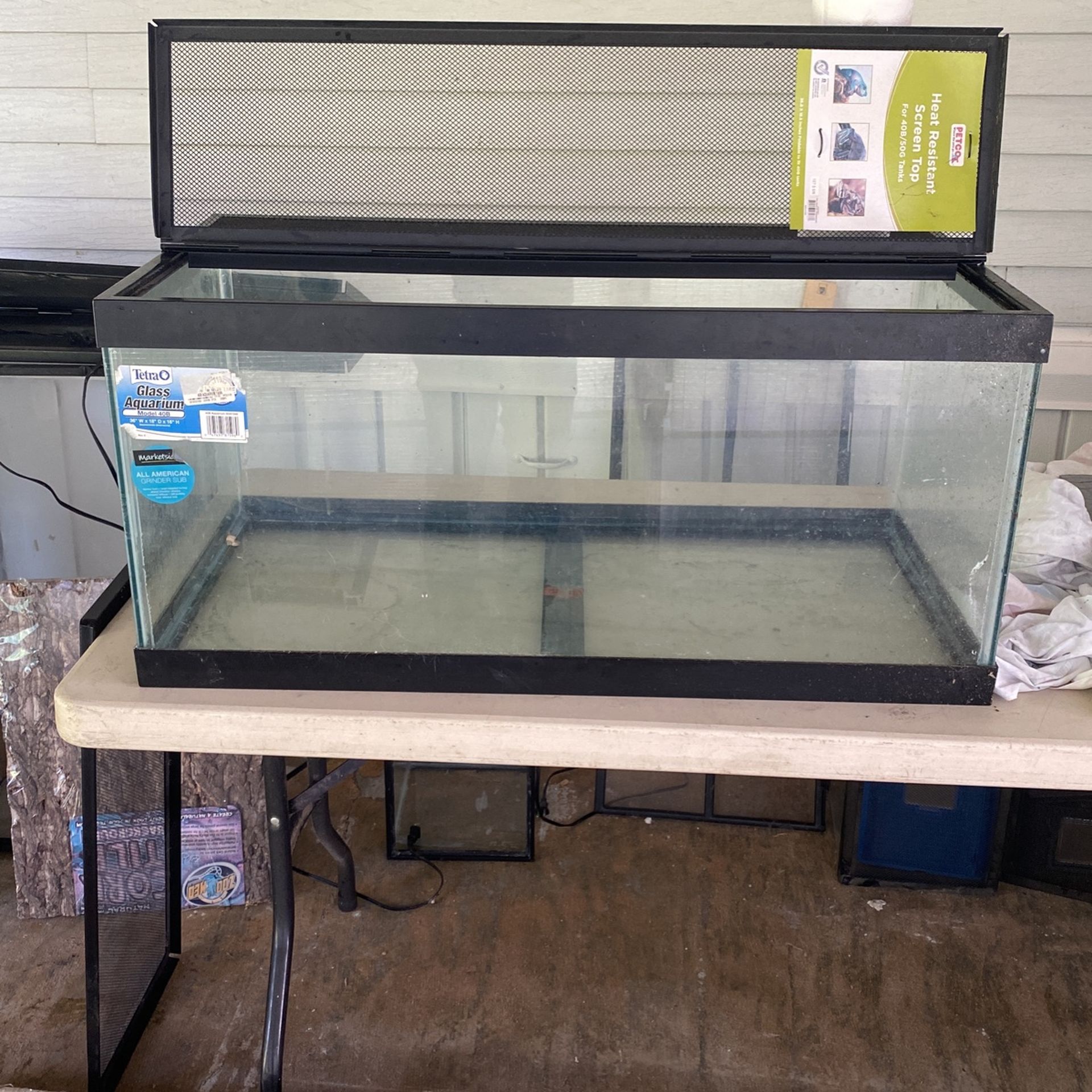 Fish Tank Aquarium   Reptiles  Tank   