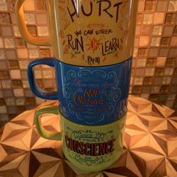 Wisdom Collection stackable Disney Mugs