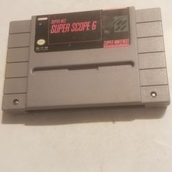 Super Nintendo game Super Nes super scope 6 use