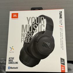 JBL Tune 760NC - Lightweight, Foldable Over-Ear Wireless Headphones with Active Noise Cancellation