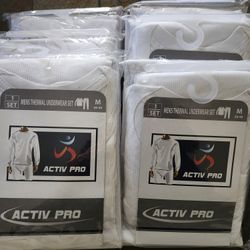 Thermal Underwear Set, Mens Size M 38-40 