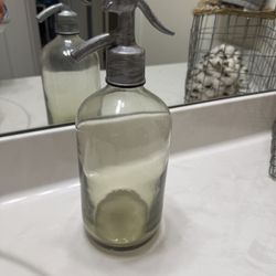 Grey Glass Bottle