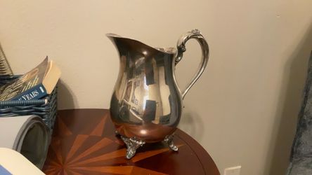Silver pitcher