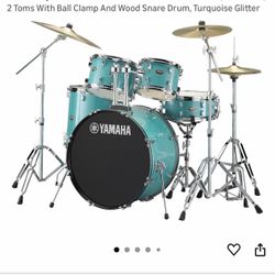 Adult Size Yamaha Ridden Drum Kit With 22” Bass Drum 