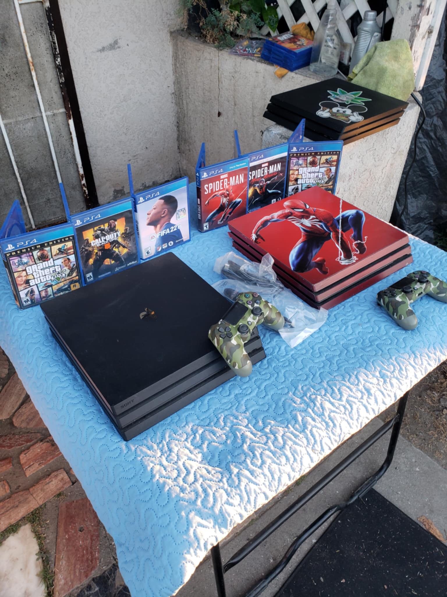 $250! Any Combo 3 Games, 1 Controller & Playstation 4 PS4 Pro 2020 1,000GB, OR BOTH $500! COMBOS. trade are welcome Noo Trash needed