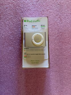 Vintage Apple iPod Shuffle 2nd Gen Silver 1GB - Working Condition
