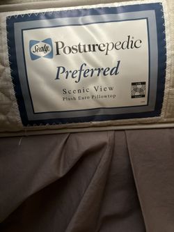 Sealy Posturepedic Preferred Double Bed + Frame