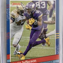 2021 Panini Donruss Football Throwback 91 Justin Jefferson 
