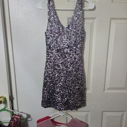 Sequence Silver Dress
