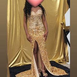 Custom made prom dress