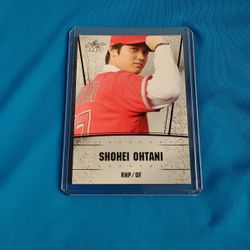Mint Shohei Ohtani Draft Rookie Baseball Card 2018 Leaf #DS-01
