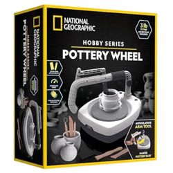 NATIONAL GEOGRAPHIC Hobby Pottery Wheel Kit- 8" Variable Speed Pottery Wheel NEW