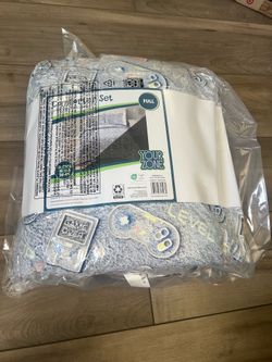 🔥 Brand New! Your Zone Glow-in-the-Dark Gamer Comforter Set (Full)