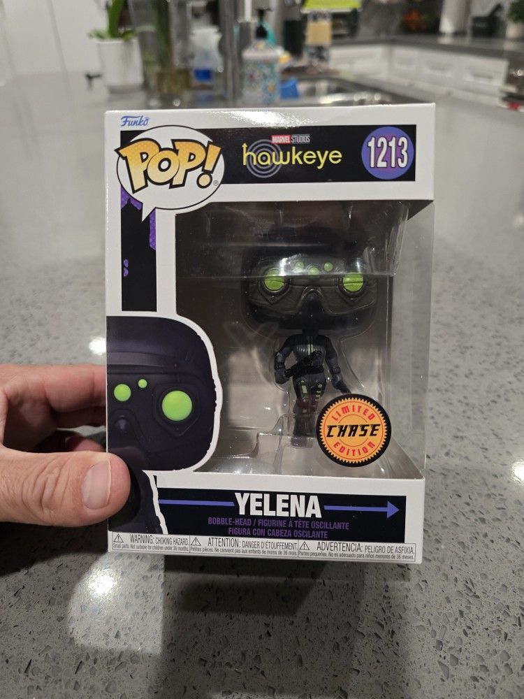 Funko Pop! Vinyl: Marvel Studios Hawkeye - Yelena (Chase) Limited Edition #1213 - NIB