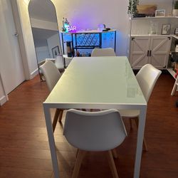 Dining Table And 4 Chairs