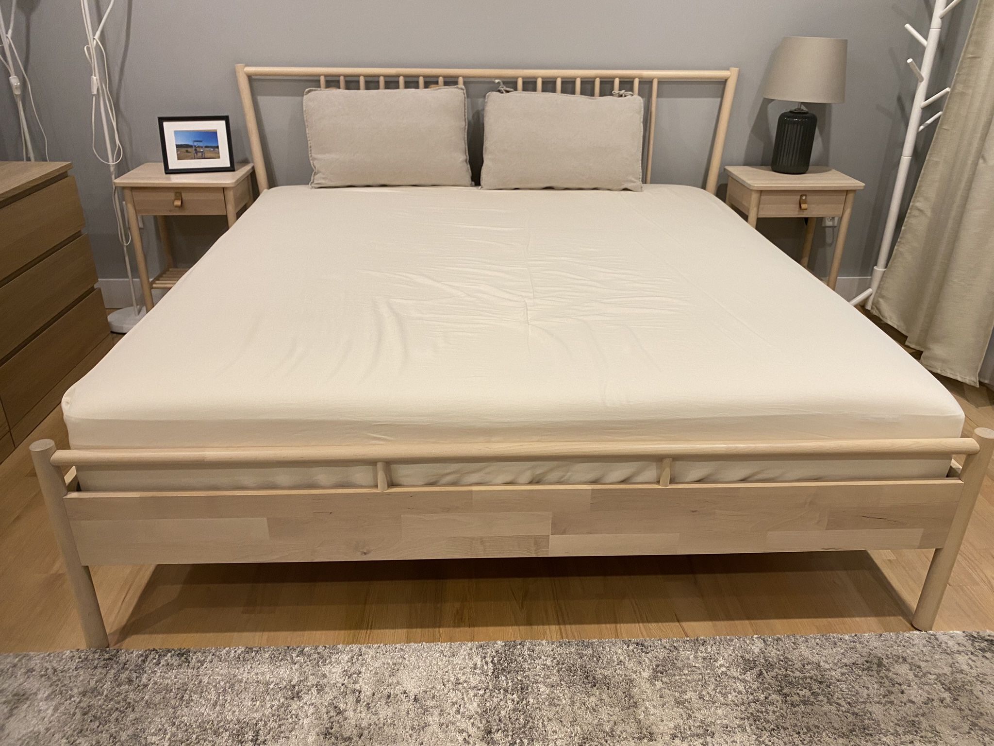 IKEA King Size Bed frame and Mattress