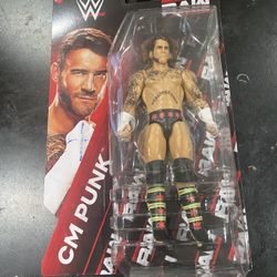 WWE Mattel CM PUNK Netflix Raw Basic Wrestling Figure 2025
