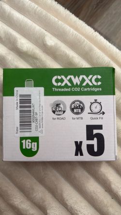 16g threaded co2 cartridges x5