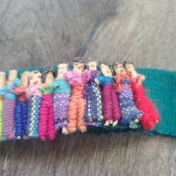 Vintage Worry Doll Belt Tie