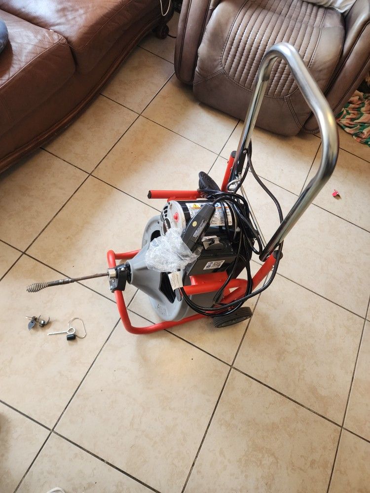 RIDGID
K-400 Drain Cleaning Snake Auger 120-Volt Drum Machine with C-32IW 3/8 in. x 75 ft. Cable + 4-Piece Tool Set & Gl