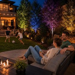 Smart 4-Pack RGBWW Smart Outdoor Garden Spotlights