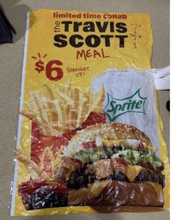 Travis Scott McDonald sign