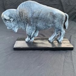 The Gray Buffalo Statue