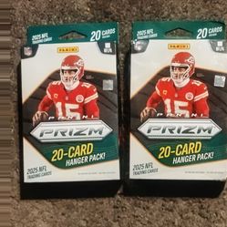 🔥 2-Box Bundle – 2025 Panini Prizm NFL Hanger Boxes | Factory Sealed | LAST EVER Panini Prizm NFL