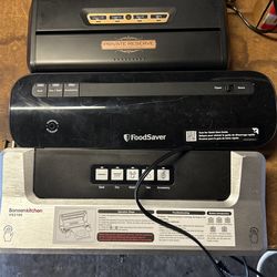 3 food Sealers 