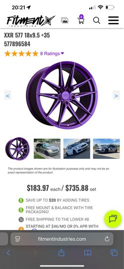 PUPPE XXR RIMS AND TIRES