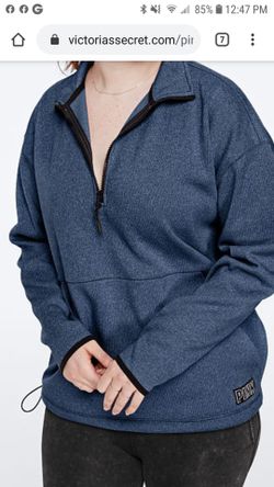 Victoria secret pink quarter zip