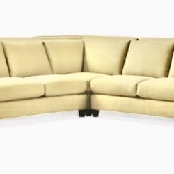 Khaki/Beige Modular Sectional